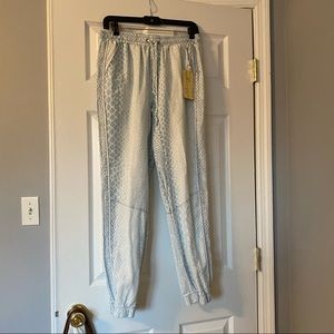 NWT Vintage Havana blue and white joggers, Size M